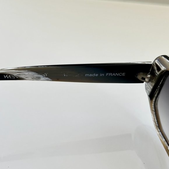 Vintage Black and Grey tortoise YSL Sunglasses main image 4